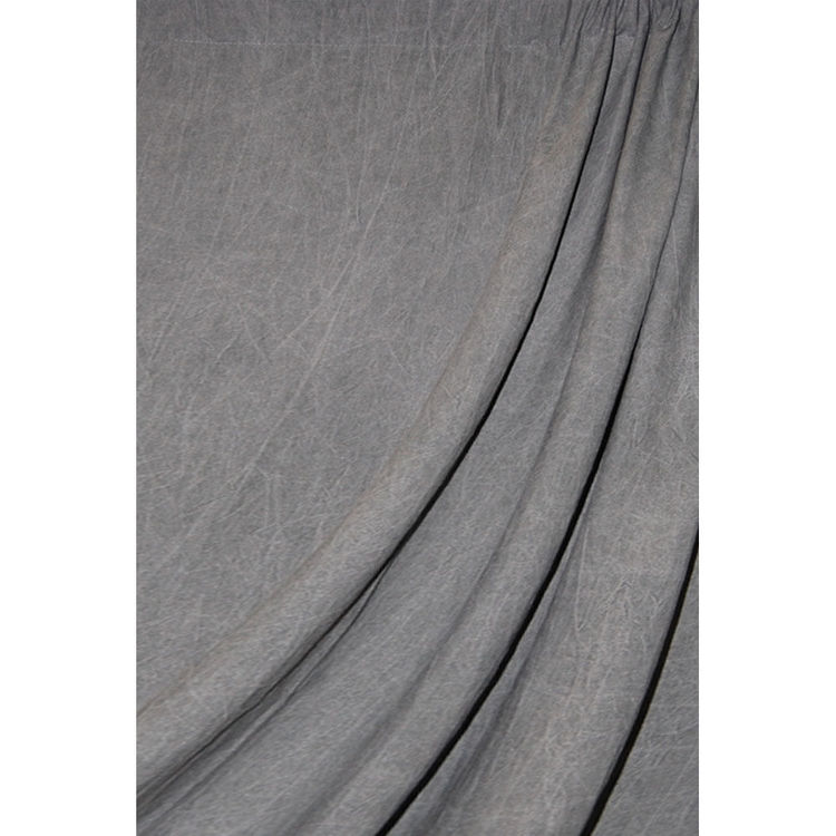 Dark Gray Washed Muslin Backdrop - 10' x 12'